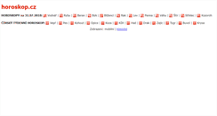 Desktop Screenshot of m.horoskop.cz